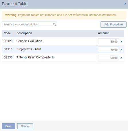 A screenshot of a payment table

Description automatically generated