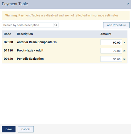 A screenshot of a payment table

Description automatically generated