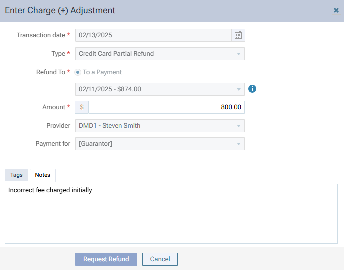 A screenshot of a refund
Description automatically generated